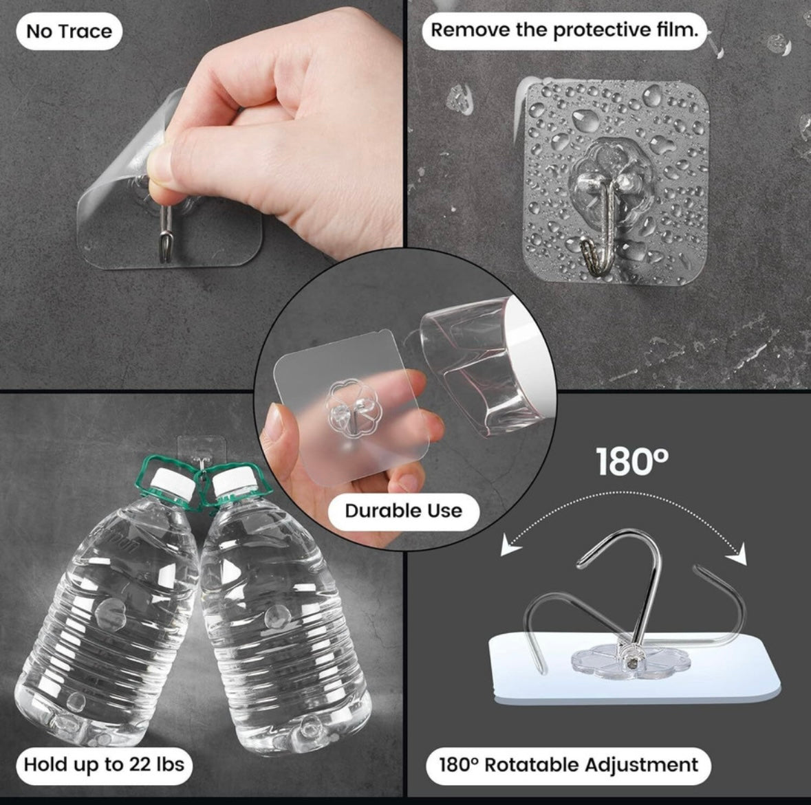 SANVAS ONE WALL ADHESIVE DRILL FREE HOOKS