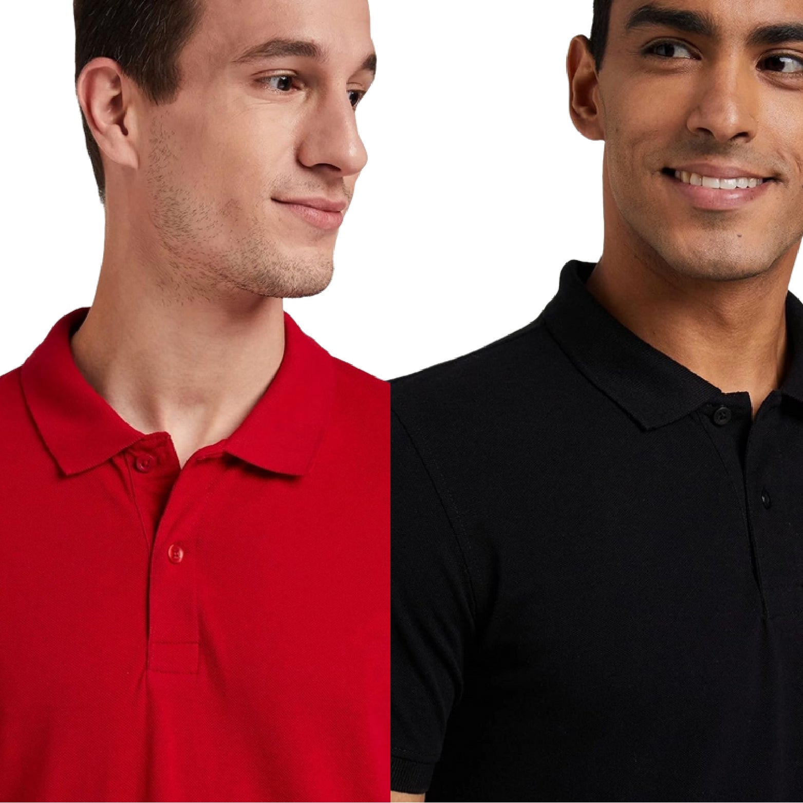 Sanvas One Black and Red Polo Combo
